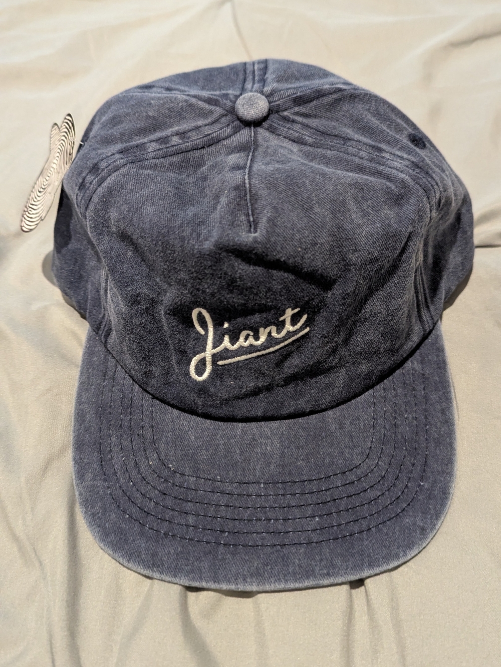 Navy Jiant Kombucha Cotton Baseball Cap